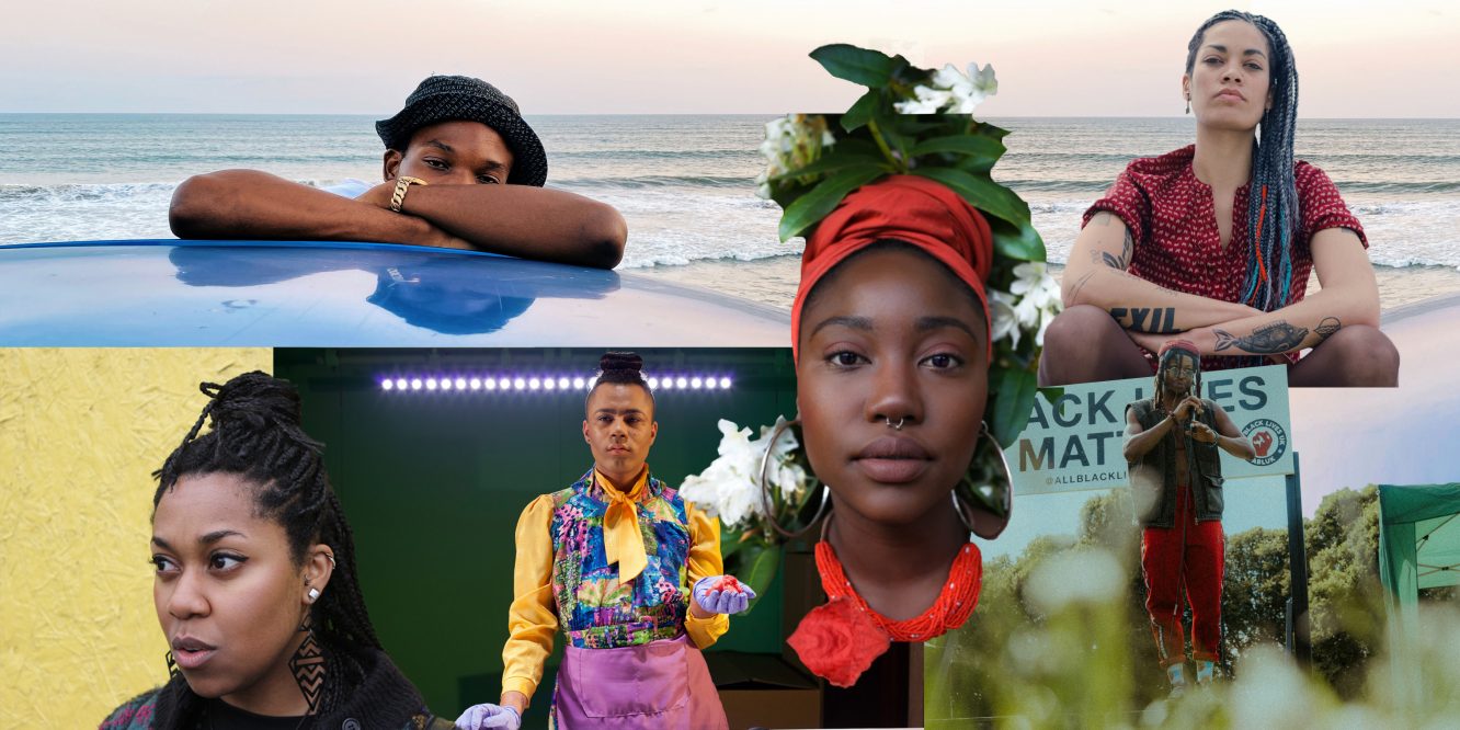 Collage of the 6 Black creatives featured in the article